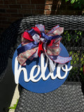 Red, White, and Blue Door Hanger